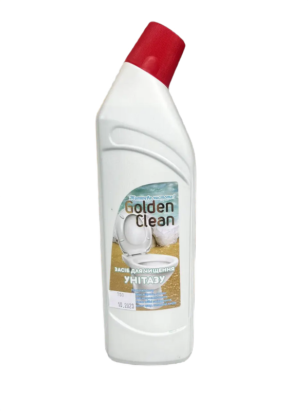 Гель для чищення унітазів GOLDEN CLEAN 750мл